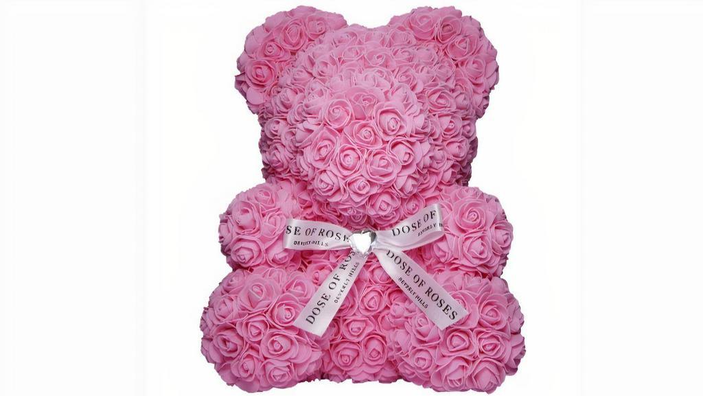 Large Pink Rose Bear · Large pink rose bear in a luxury package