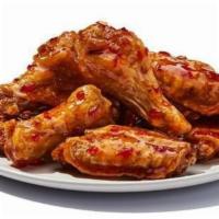 Naked Wings (20 Pc.) · Traditional style. No breading, but just as good. Order them with your favorite Hooters wing...