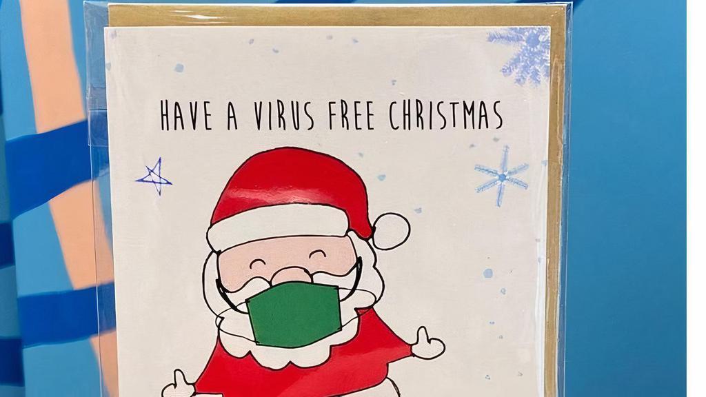 Nocturnal Paper - Greeting Card, Have A Virus Free Christmas · 