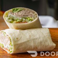 Tuna Wrap · Tuna, with your choice of toppings