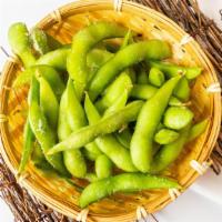 Edamame · Lightly salted boiled soybeans.