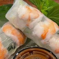 Summer Rolls (Healthy Rolls)  - Chicken & Shrimp · 2 Fresh Chicken & Shrimp Summer Rolls