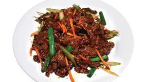 Crispy Beef · Shredded beef deep fried until crispy then cooked with celery and carrot in chef's special s...