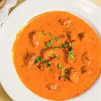 Butter Chicken · The chicken is usually cooked in a tandoor but may be grilled, roasted or pan-fried and serv...
