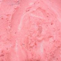 Strawberry  · Traditional strawberry ice cream with small pieces of strawberries mixed in.