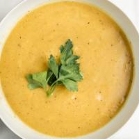 Lentil Soup · Lentils thinly cooked and boiled to perfection with spices.