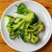 Parmesan Garlic Broccoli · For when you want something healthy... but still garlicky and delicious.