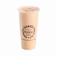 Honey Milk Tea · Honey flavored milk tea, with a creamy taste and added by a sweetness of honey, a refreshing...