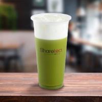 Matcha With Fresh Milk · Milky feel  from the fresh milk and a delicious creamy taste of matcha