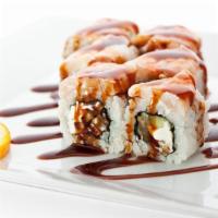 Eel Cucumber Roll  · Gourmet sushi roll with eel and cucumber.