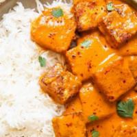  Paneer Butter Masala · Cottage cheese cubes lightly fried and cooked in homemade special sauce and butter.
