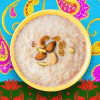 Kheer Rice Pudding · Sweet rice pudding made of coconut milk and tapioca.