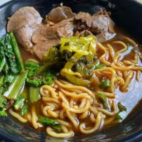 Braised Beef Noodle Soup 紅燒牛肉麵   · 