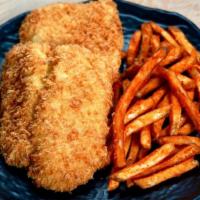 Fried Flounder Fish · Come with french fries or cajun fries.