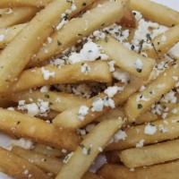 Greek French Fries · with Oregano & Feta Cheese.