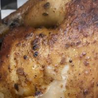 No 2 Quarter Chicken(Dark) · Leg, thigh, 1 side, 1 sauce and a biscuit or cornbread