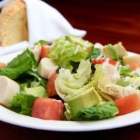 Special Salad · Spring mix with artichokes, hearts of palm, avocado and tomatoes served with lemon vinaigret...