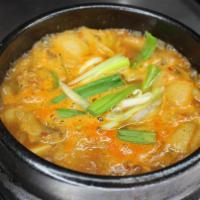 Soybean Paste Stew · Choice of seafood or beef brisket, or vegetarian