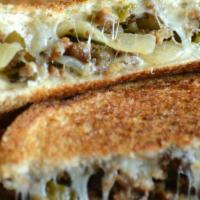 Cheesesteak Melt · Philly Beef or Philly Chicken comes with Grilled onion, Green pepper & Provolone Cheese (for...