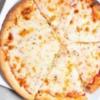 Four Cheese Pizza (Small) 10'' · Mozzarella cheese, ricotta, feta and provolone cheeses.