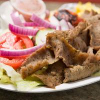 Gyro Entree · Our famous hand carved beef and lamb gyros served with with a grilled tomato and choice of s...
