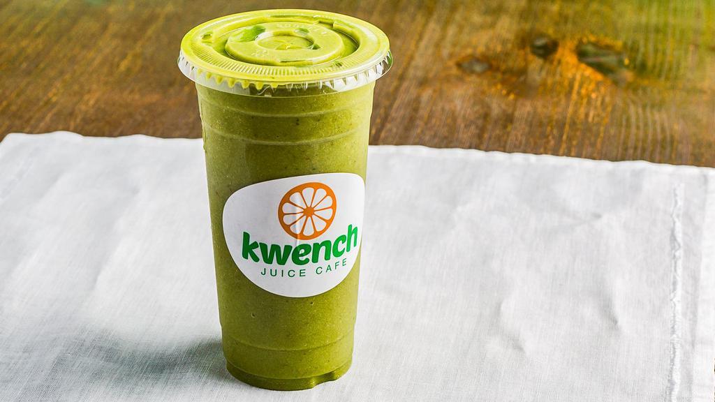 Green Wave Smoothie · Banana, kiwi, kale, spinach, celery and almond or coconut milk.