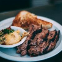 Brisket Plate · smoked slow and low texas style | served with your choice of two sides and texas toast