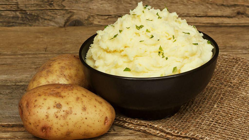 Mashed Potatoes · Delicious homemade mashed potatoes with butter and milk.