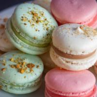 French Macaroon · Macarons is a sweet meringue-based confection made with egg white, icing sugar, granulated s...