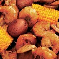 Shrimp Boil (Corn, Potato) · 12 Shrimps, 2 potatoes, 1 corn
