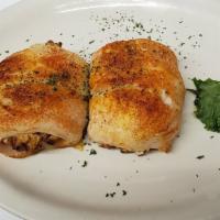 Broiled Stuffed Fillet Of Sole · With Seafood Stuffing