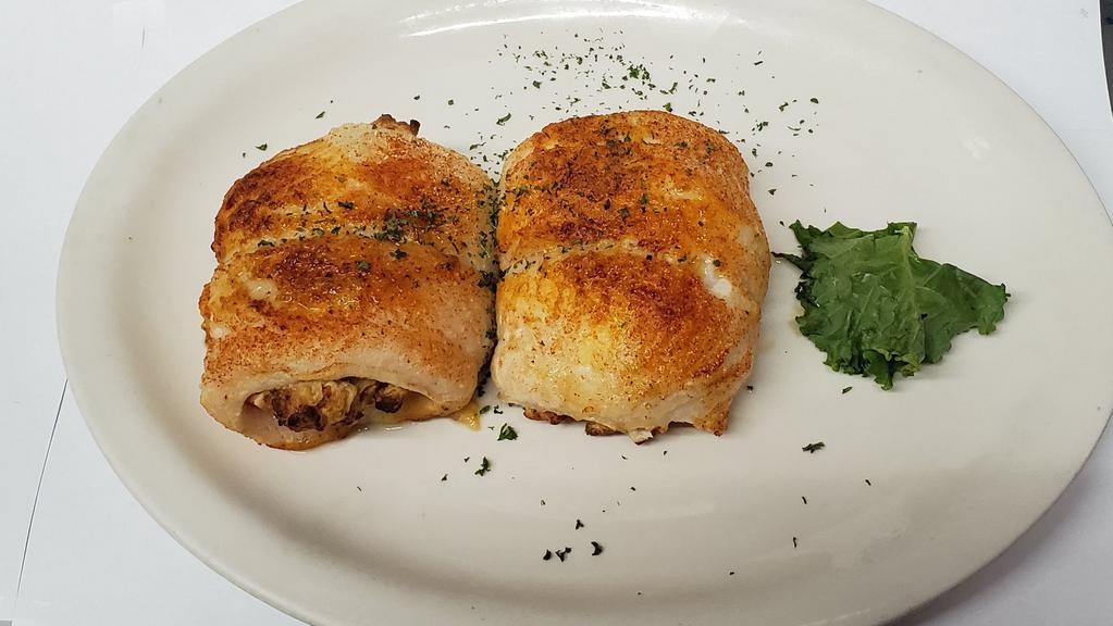 Broiled Stuffed Fillet Of Sole · With Seafood Stuffing