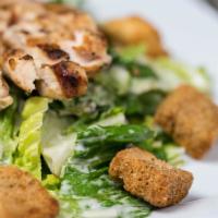 House Caesar Salad · Romaine lettuce, parmesan cheese and homemade croutons. Caesar dressing on the side. Add Bla...