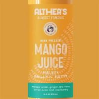 Mango Juice · Made with organic mango, ginger, lemon, raw honey, and sea moss. Mango juice nourishes your ...