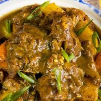 Curry Goat · A traditional Jamaican dish in which goat meat is infused with the flavours of curry powder,...
