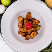 Fried Plantains  · Ripe plantains fried until golden brown.