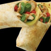 Southwest Wrap · Grilled or fried chicken tossed in chipotle ranch with fresh greens, crumbled bacon, cheddar...