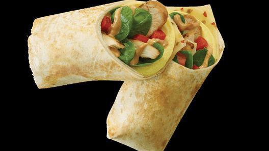Southwest Wrap · Grilled or fried chicken tossed in chipotle ranch with fresh greens, crumbled bacon, cheddar-jack cheese, tortilla strips and bell peppers.