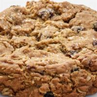 Oatmeal Raisin · A thick and chewy old time favorite. Filled with healthy oats and sweet raisins!