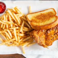 Nashville Hot Chicken · Fried chicken breast tossed in our house made Nashville sauce, cali Cole slaw with our secre...