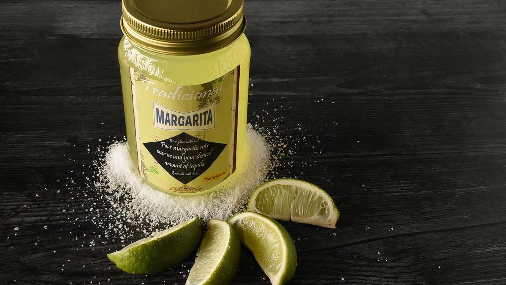 Margarita Kit · Everything** you need to make margaritas at home! A pint of our in-house margarita mix. A fresh lime, salt (or sugar for fruit flavors) and ice are all included. Available in original lime, strawberry, raspberry, peach or mango.. **Tequila not included.. ¡Salud!
