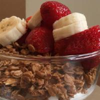Yogurt Parfait · Creamy Non-Fat Greek Yogurt with a Special Blend of Oatmeal from Oat My Goodness (Their Craf...
