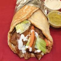 Gyro Sandwich · Combination of beef and lamb delicately spiced.