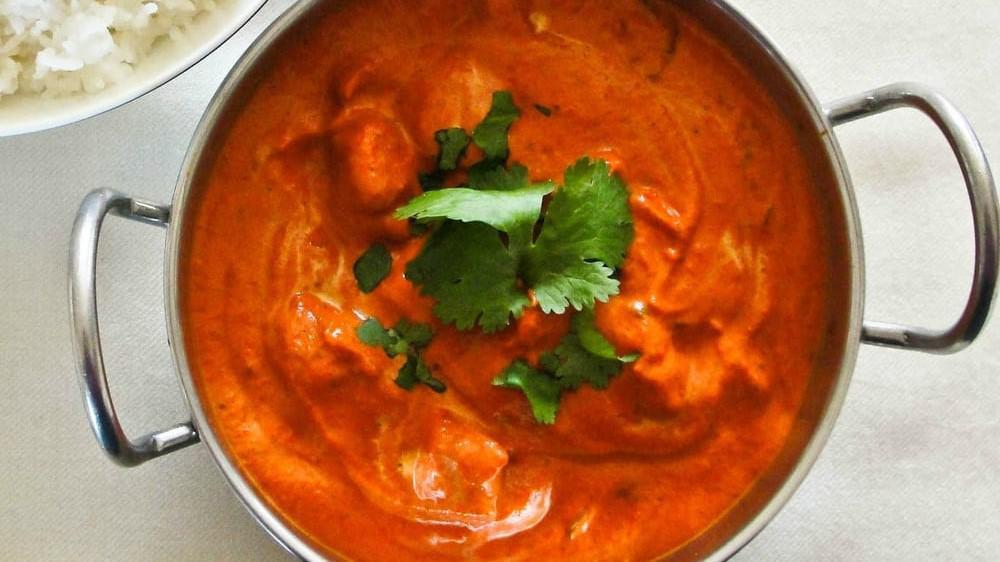 Chicken Tikka Masala · Roasted chicken breast tikka cooked in d ich, mildly spiced tomato-based sauce.