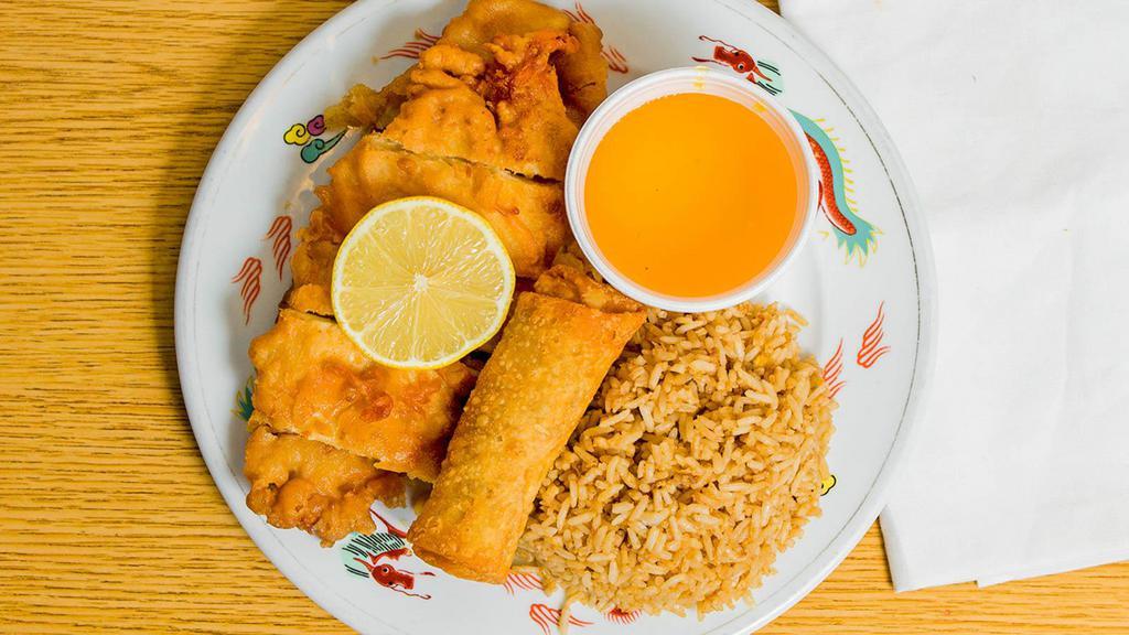 Lemon Chicken · Served with french fries or fried rice or steamed rice.