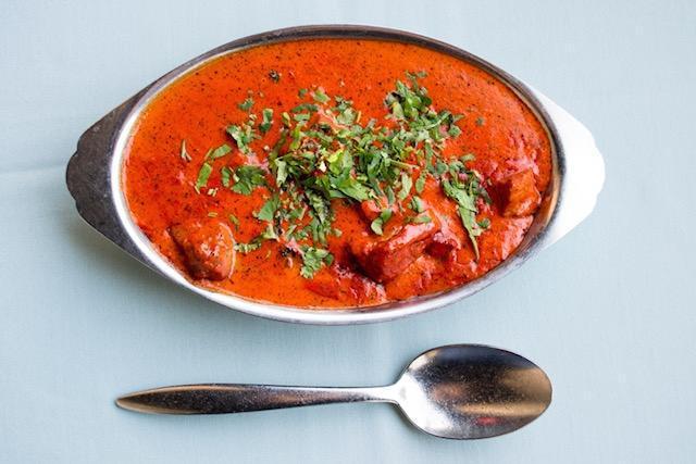 Lamb Tikka Masala · A creamy tomato sauce, blended with exotic herbs and spices.