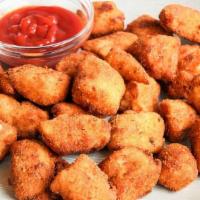 14 Pieces Chicken Nuggets · chicken nuggets, served with fries or cajun rice and can soda