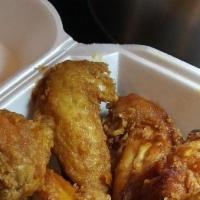Fried Chicken Wings · Six piece.