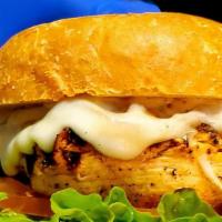 Monterey Bay · Grilled Mary's Free Range Chicken, grilled onions, Jack cheese, lettuce, tomato, and Dijon a...