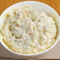 Potato Salad · Homemade potato salad - the yellow kind. A little sweet, a lot tangy with just the right amo...